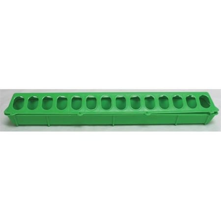 Miller Mfg Miller Mfg Co Inc Flip-top Poultry Feeder- Lime Green 20 Inch - 820LIMEGREEN 957684